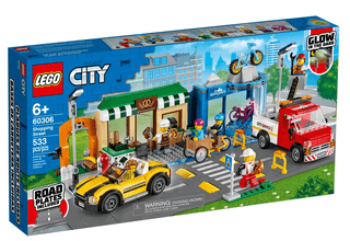 Legoset 60306: Shopping Street. Beeld: LEGO