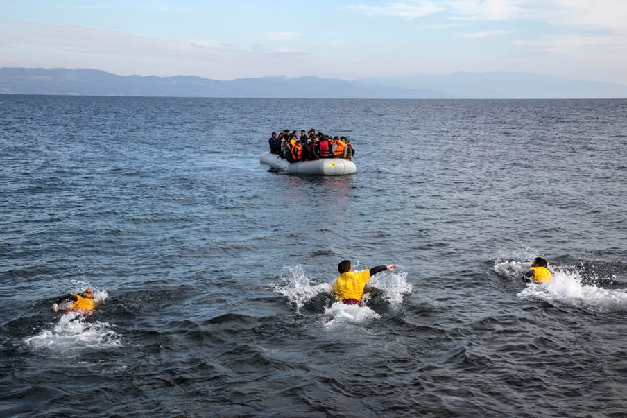 Lesbos, 2015. Foto: Roger Lemoyne / Redux.