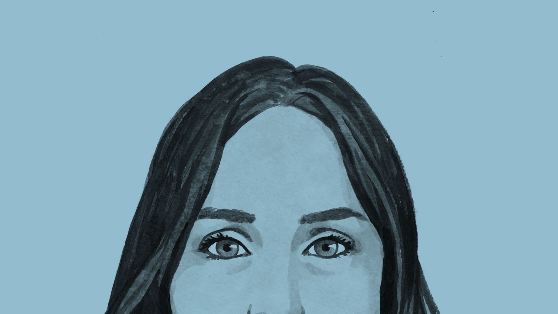 Tekening van Sanne