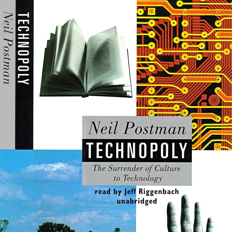 Technopoly, door Neil Postman. Beeld: audiobookstore.com