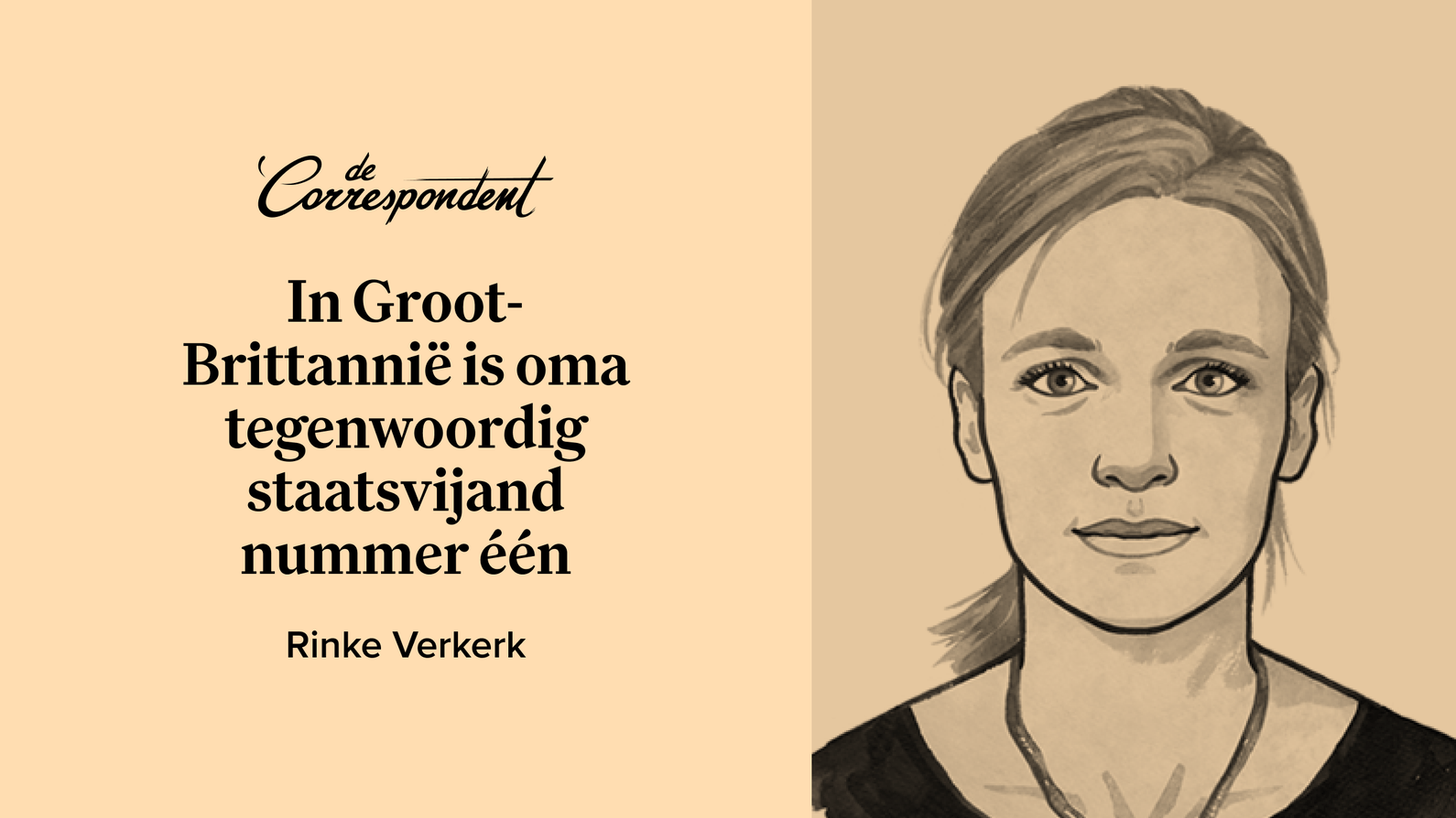 In Groot-Brittannië is oma tegenwoordig staatsvijand nummer één