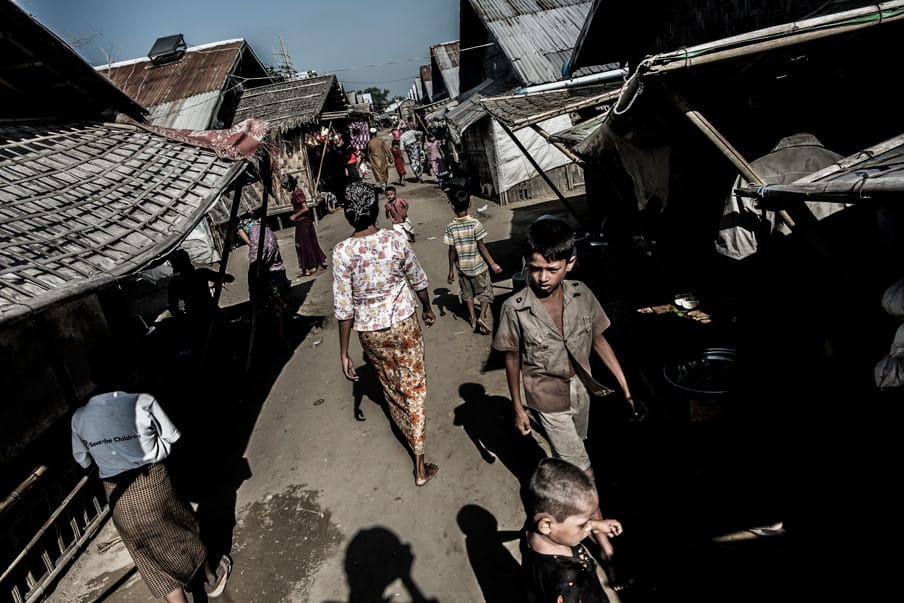 In het negen kilometer verderop gelegen opvangkamp Darpaing is het leven al niet veel beter. Foto: Andreas Staahl