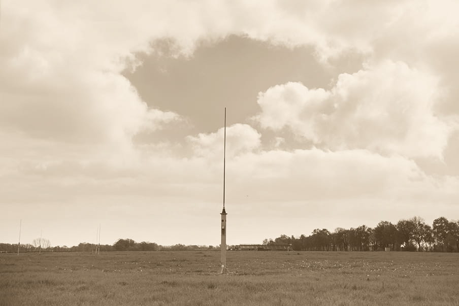 Een van de antennes in Eibergen. Foto: Anne Geene