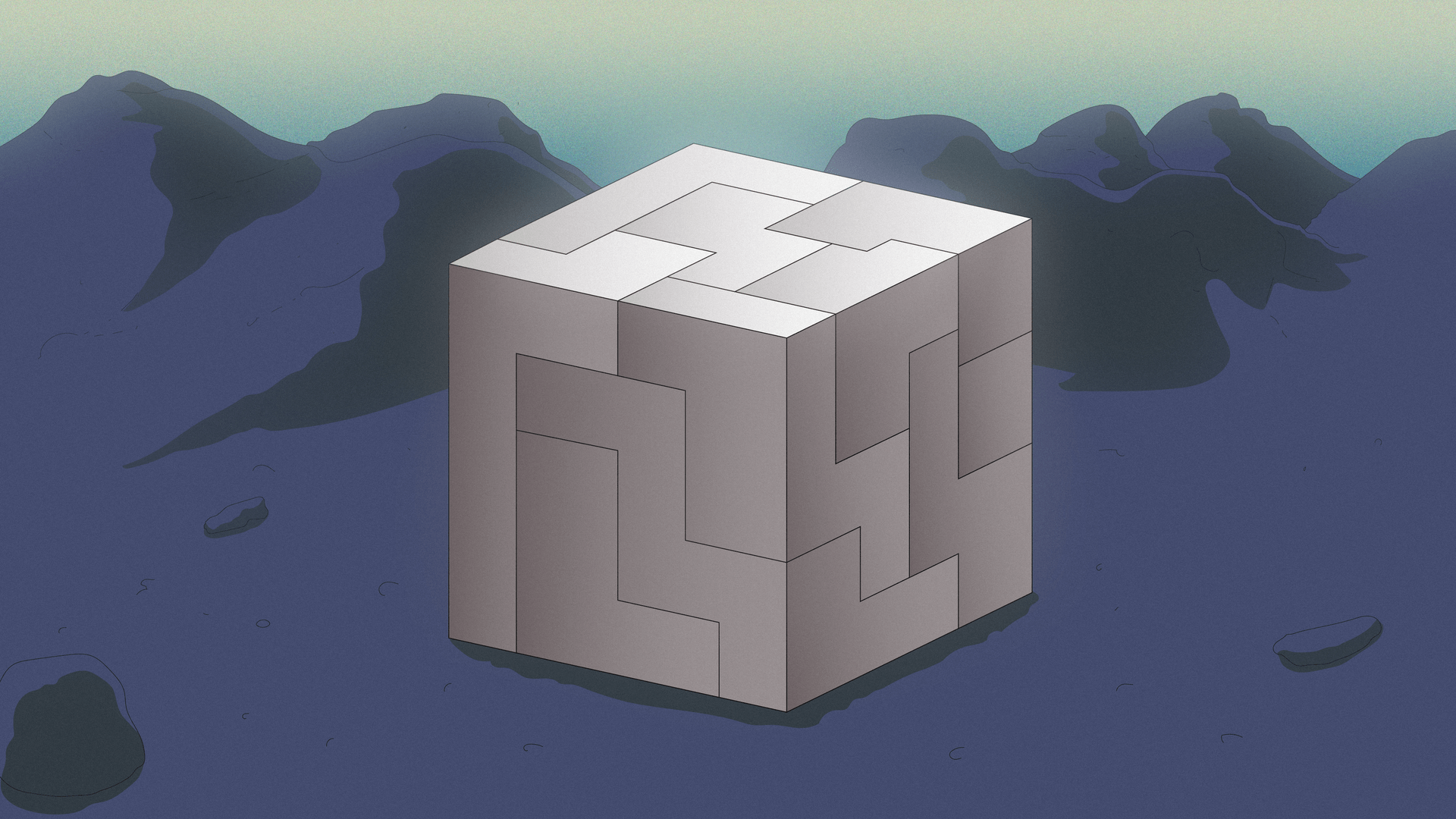 Illustratie van een blokpuzzel