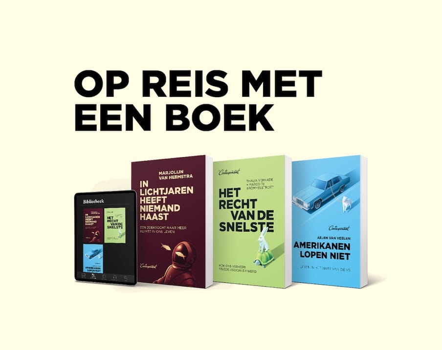 Afbeelding van Amerikanen lopen niet, In lichtjaren heeft niemand haast en Het recht van de snelste.